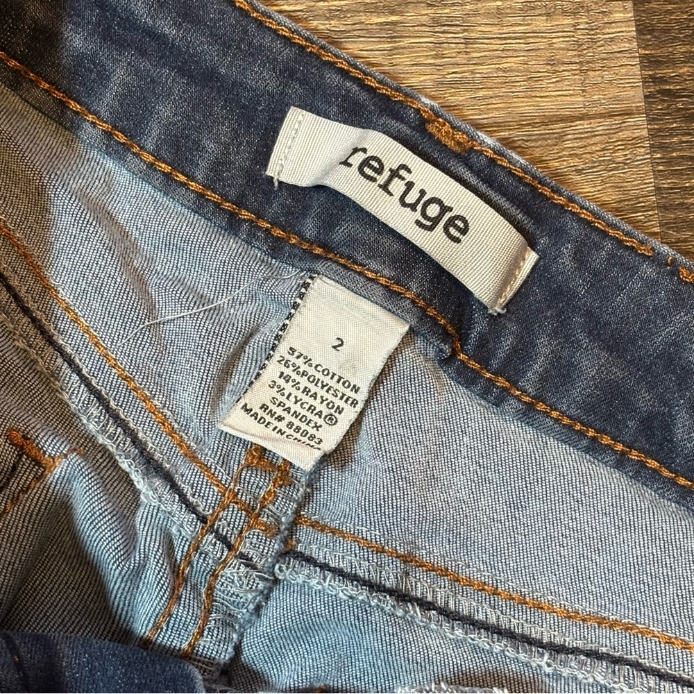 Refuge Dark Blue Skinny Jeans - Picture 3 of 3